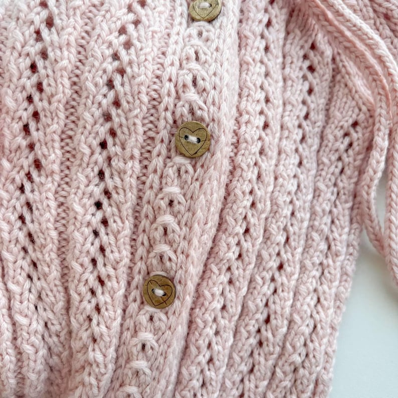 Pink Merino Wool Baby Romper